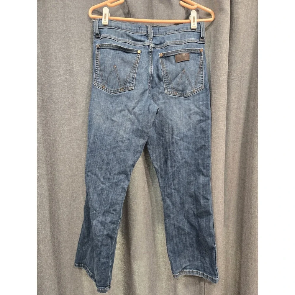 Wrangler Retro Relaxed Boot Jeans Boys 16 Husky Med Wash Stretch Denim Western